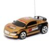 Dark Khaki Mini Can Remote Radio Control Racing RC Car Vehicles Model LED Light
