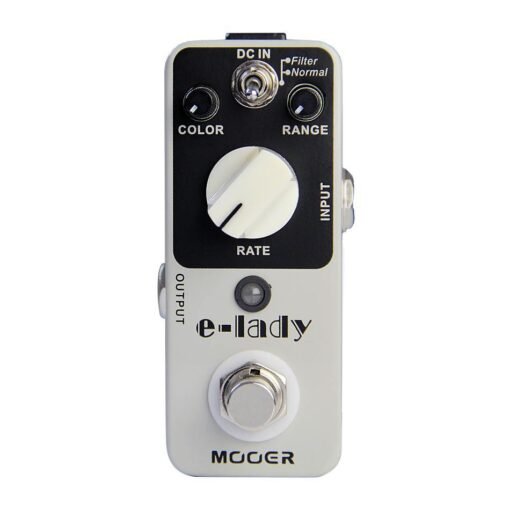 Gray MOOER e-lady Analog Flanger Guitar Effect Pedal 2 Modes True Bypass Full Metal Shell Classic Analog Flanger Sound
