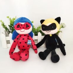 Maroon Ladybug girl ladybug toy plush doll