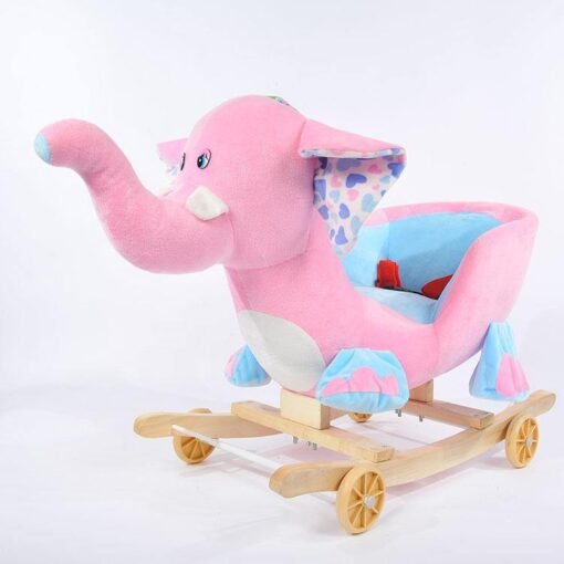 Wholesale toy horse rocking rocking baby rocking chair birthday gift toy creative dual purpose shaking cart - Toys Ace