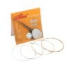Goldenrod Alices 1 Set AJ04 Stainless Steel Coated Copper Alloy Wound 4-String (ADGC) Banjo Strings