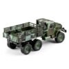 Dark Slate Gray MN Model MN77 1/16 2.4G 4WD Rc Car with LED Light Camouflage Military Off-Road Truck RTR Toy