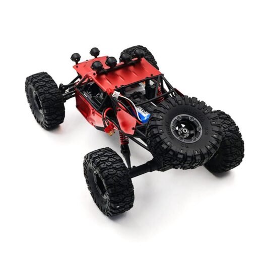 Maroon Feiyue FY03H with Two Battery 1500+3000mAh 1/12 2.4G 4WD Brushless RC Car Metal Body Shell Truck RTR Toy