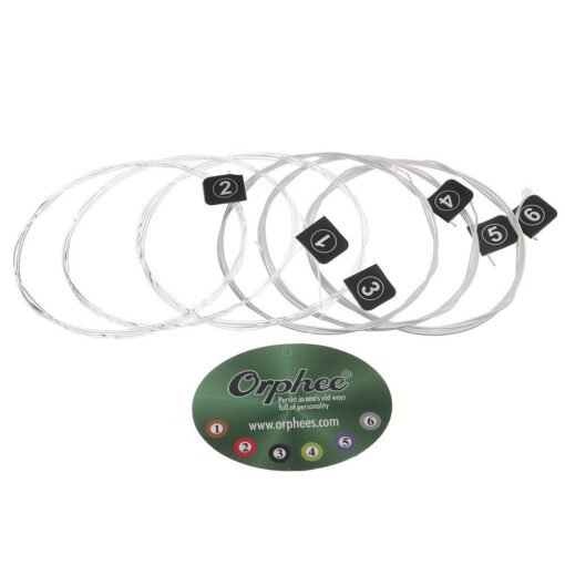 Orphee 6pcs/set Classic Guitar Strings Nylon Thread Silver Plated Wire Strings Classical Guitarra String Guitar Accessories