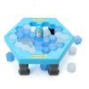 Cornflower Blue Icebreaker Penguin Trap Kids Puzzle Desktop Game Ice Cubes Block Family Fun Toys