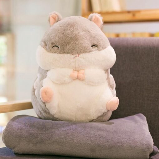 Cartoon hamster mouse pillow - Toys Ace