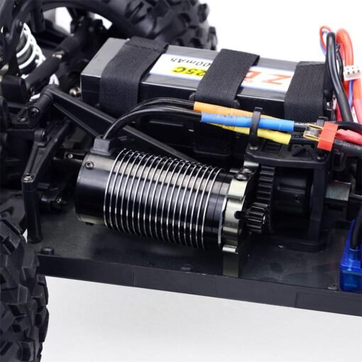 Black ZD Racing Two Battery 08427 1/8 120A 4WD Brushless RC Car Off-Road Truck RTR Model