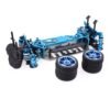 Light Sky Blue ZD Racing Pirates3 TC-10 Kit 1/10 4WD RC Car Tourning Vehicles Frame Kit without Electronic Parts