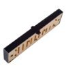 Black Naomi 10 Holes Harmonica Reed Replacement Reed Plates Key Of C Brass Reed Unfinished Harmonica Comb Woodwind Instrument Parts