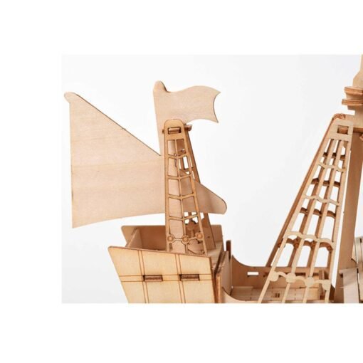 DIY 3D Wooden Handmade Assemble Three-dimensional Marine Sailing Ship Model Building Toy - Toys Ace
