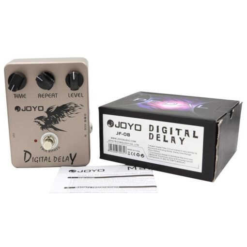 White Smoke Joyo JF-08 Delay Guitar Pedal Effects Digital Delay Guitar Effetc Pedal True Bypass Guitar Parts & Accessories