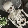 Gray Halloween Party Home Decoration Skeleton Horrid Scare Scene Simulation Human Body Toys Props