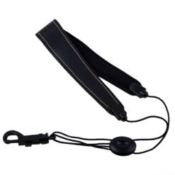 SLADE Adjustable Saxophone Sax Belt High Quality Leather Nylon Padded Neck Strap with Hook Clasp