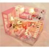 TIANYU TC40 Dream Loft Edition DIY Doll House Hand Assembled Model Creative Gift With Dust Cover - Toys Ace