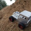 Dim Gray DIY Tractor Aluminous Smart RC Robot Car Chassis Base Kit
