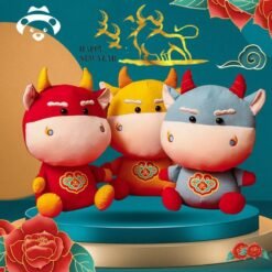 Year of the Ox Plush Toys Chinese Zodiac Cow Doll Ragdoll Doll - Toys Ace