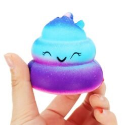 Crazy Squishy Galaxy Poo Slow Rising Scented Cartoon Bun Stress Kawaii Toy Phone Pendant - Toys Ace