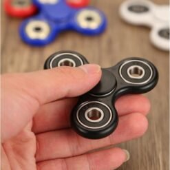 Dark Slate Blue Fidget Hand Spinner Fingertips Gyro Stress Reliever Toy Tri Spinner Whiny For Autism And ADHD Kids