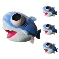 Glowing music baby shark big eye shark plush toy - Toys Ace