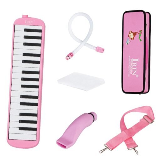 Snow IRIN 32 keys Multicolor Black And White Keys Melodica With Hard Box