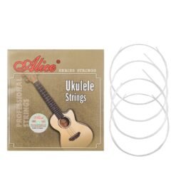 Rosy Brown Alices Ukulele Strings Clear Nylon 4 Strings AU04 Mini Hawaiian Guitar Strings