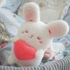Tomato Girly Heart Cute Rabbit Plush Toy Doll Pillow