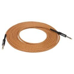 Dark Salmon IRIN 6 Meter Durable Guitar Cable for Electric Guitar Amplifier 6.35mm Cable Cord
