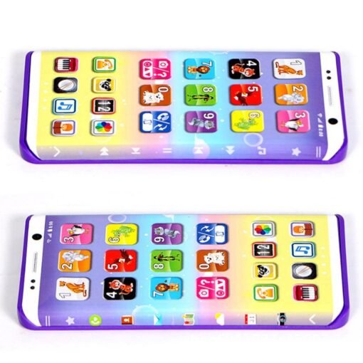 Pale Turquoise MoFun-2603A Multi-Function Charging Mobile Phone 11.5*19*2.3CM Early Education Puzzle Toys