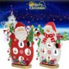 Firebrick Christmas Party Home Decoration Santa Claus Snowman Table Ornaments Toys For Kids Children Gift