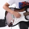 White Smoke Gitafish B6 5 In 1 Guitar Effects Portable bluetooth Transmitter Guitar Effector for Electric Guitar (Red)