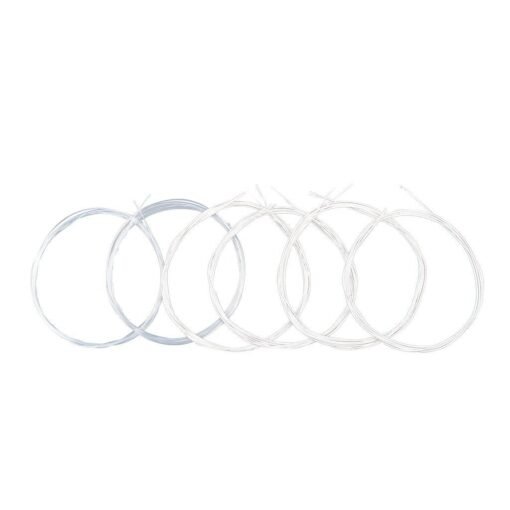 White Alices OUD Strings AOD-11 Set Silver-Plated Copper Wound White Clear Nylon for Classical Guitar Instrument Accessories