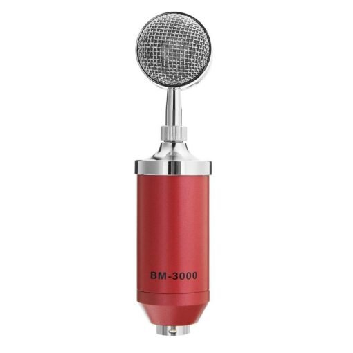 Maroon BM-3000 Studio Recording Condenser Microphone Metal Shock Mount for ASMR