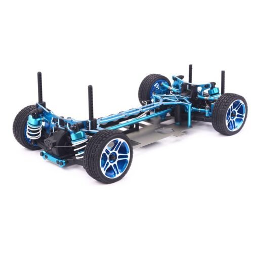 Dark Slate Gray ZD Racing Pirates3 TC10 1/10 All Aluminum Alloy RC Car Frame Off Road Vehicle Models Without Electric Parts