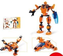 Puzzle color deformation robot building blocks - Toys Ace