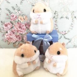 Japanese cute soft sister, little hamster, key buckle car bag pendant, the same plush doll doll sprouting goods over Q - Toys Ace