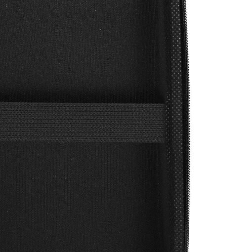 Black Muspor Portable Waterproof Thumb Piano Storage Bag 10/17/21 Keys Kalimba Mbira Carrying Case Zipper Design Black EVA Handle Bag
