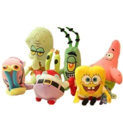Cute SpongeBob pie big star family portrait plush toys (1 set) - Toys Ace