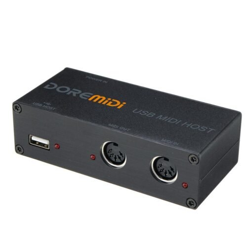 Dark Slate Gray DOREMiDi UMH-10 USB MIDI Host Box MIDI Host USB to MIDI Converter Adapter X4 c5m