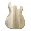 Gray DIY Unfinished Maple Wood Electric Guitar Bass Barrel Body for Guitar Replace Parts