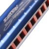 Midnight Blue Easttop T008K 10 Hole Blues Harmonica Tone C Blue Color For Beginner