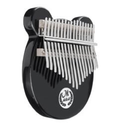 Dark Slate Gray Mebet Crystal Bear Finger Piano 17 Keys Kalimbas Thumb Piano Instrument With Tuning Hammer For Beginner