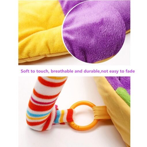 Dark Magenta Baby Musical Play Mat Free Tummy Time Caterpillar Soft Toy Premium Baby Play Mat