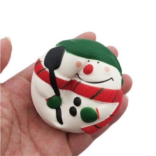 SquishyFun Squishy Snowman Christmas Santa Claus 7cm Slow Rising With Packaging Collection Gift - Toys Ace