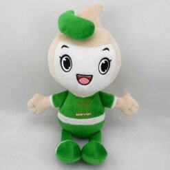 Plush toy manufacturer customized enterprise mascot plush figure to figure add LOGO green villain dolls (Green) - Toys Ace