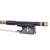 Naomi Advanced 4/4 Size Violin Bow Carbon Fiber Violin/Fiddle Bow Grid Carbon Fiber Stick Brass Accessoires Durable Use