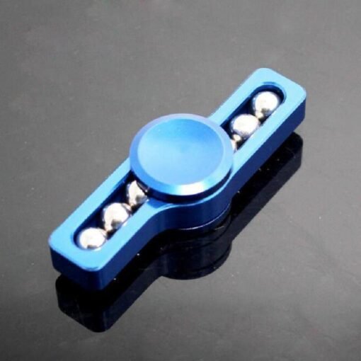 Light Sky Blue Fidget Rotating Hand Spinner ADHD Autism Fingertips Fingers Gyro Reduce Stress Focus Attention Toys