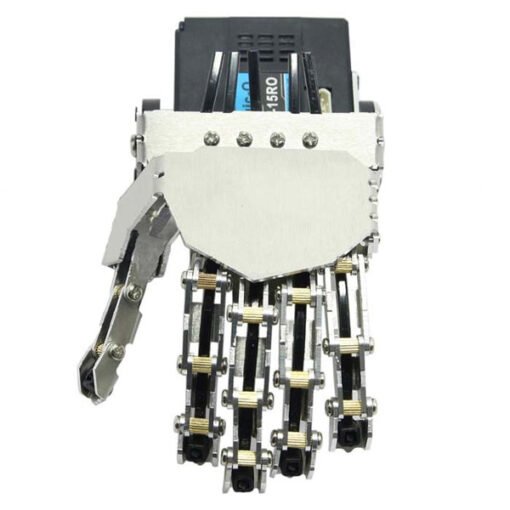 Beige DIY QDS-1503 Robot Arm Smart Metal Hand Manipulative Finger Kit for Robot