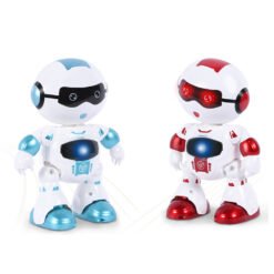 Cadet Blue LeZhou Smart Touch Control Programmable Voice Interaction Sing Dance RC Robot Toy Gift For Children