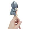 Slate Gray Cute Interactive Baby Fingers Koala Smart Colorful Induction Electronics Pet Toy For Kids Gift