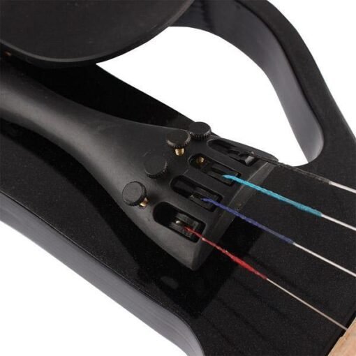 Black IRIN AU-02 4/4 Maple Electric Violin with Pickup Case&Accessories